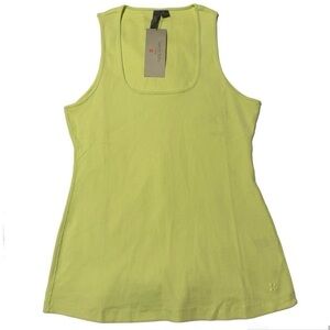 Sweaty Betty Everyday Light Ribbed Scoop Neck Womens Workout Tank Size 12 NWT